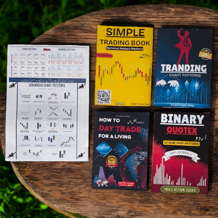 Ultra Trading Bundle (04 Latest Trading Books + Chart Pattern Cheat Sheet & Bonuses)