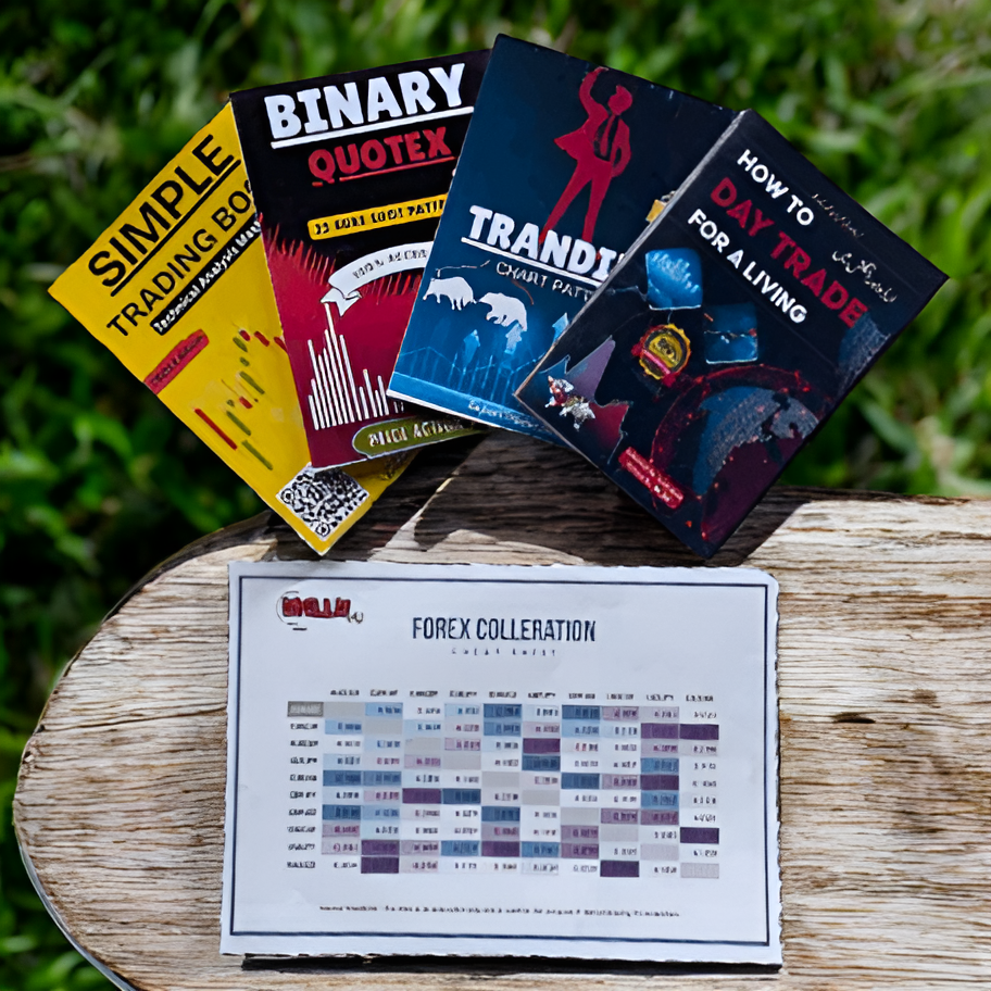 Ultra Trading Bundle (04 Latest Trading Books + Chart Pattern Cheat Sheet & Bonuses)